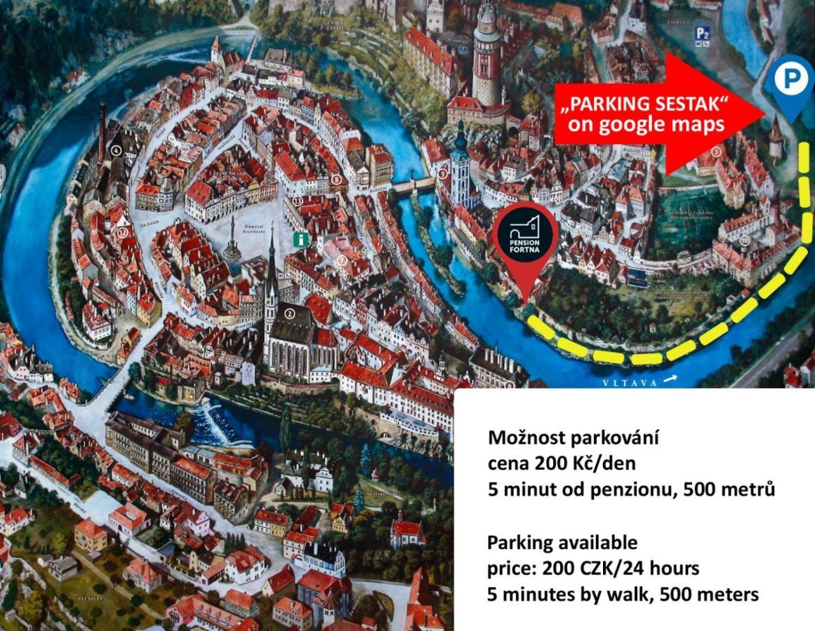 Pension Fortna Cesky Krumlov Bagian luar foto